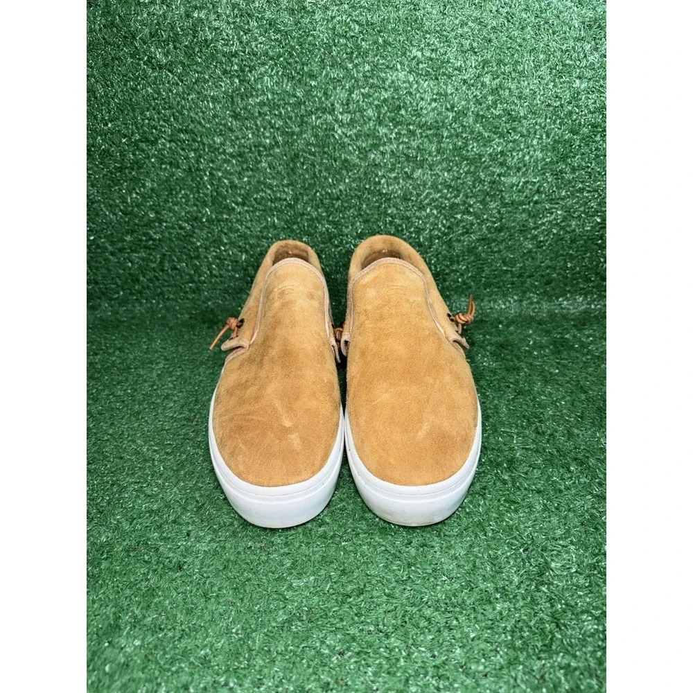 Clearweather Shoes Mens Size 10.5 Brown Suede Leather Comfort Boat Sneakers
